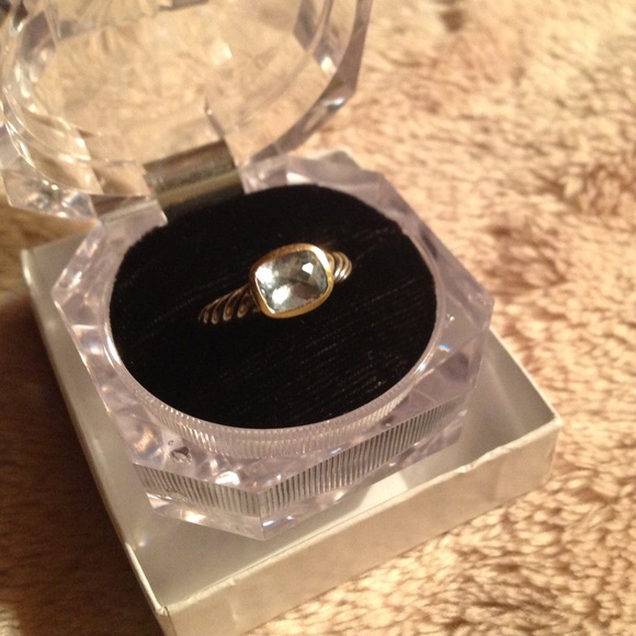 David Yurman Blue Topaz Ring - Picture 5 of 7